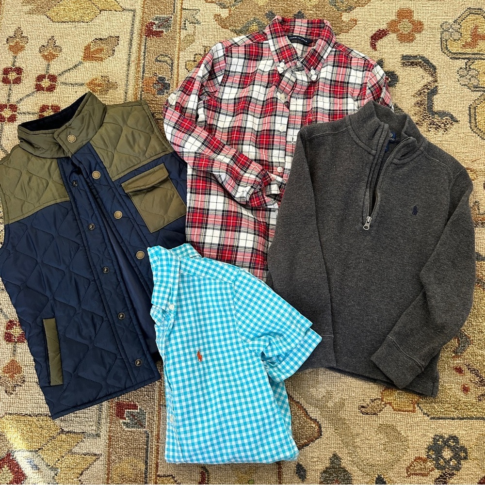Boys Janie and Jack Polo Bundle sz 6